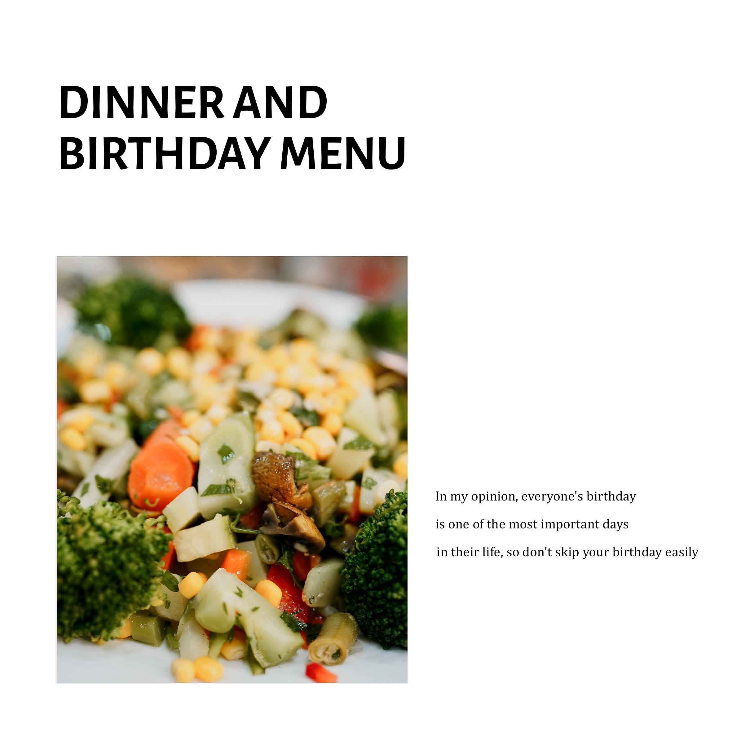 dinner and birthday menu1